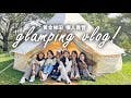 【vk】vlog15 | 一群妹子去露營可以有多瘋? | 苗栗黃金梯田 | 懶人露營glamping
