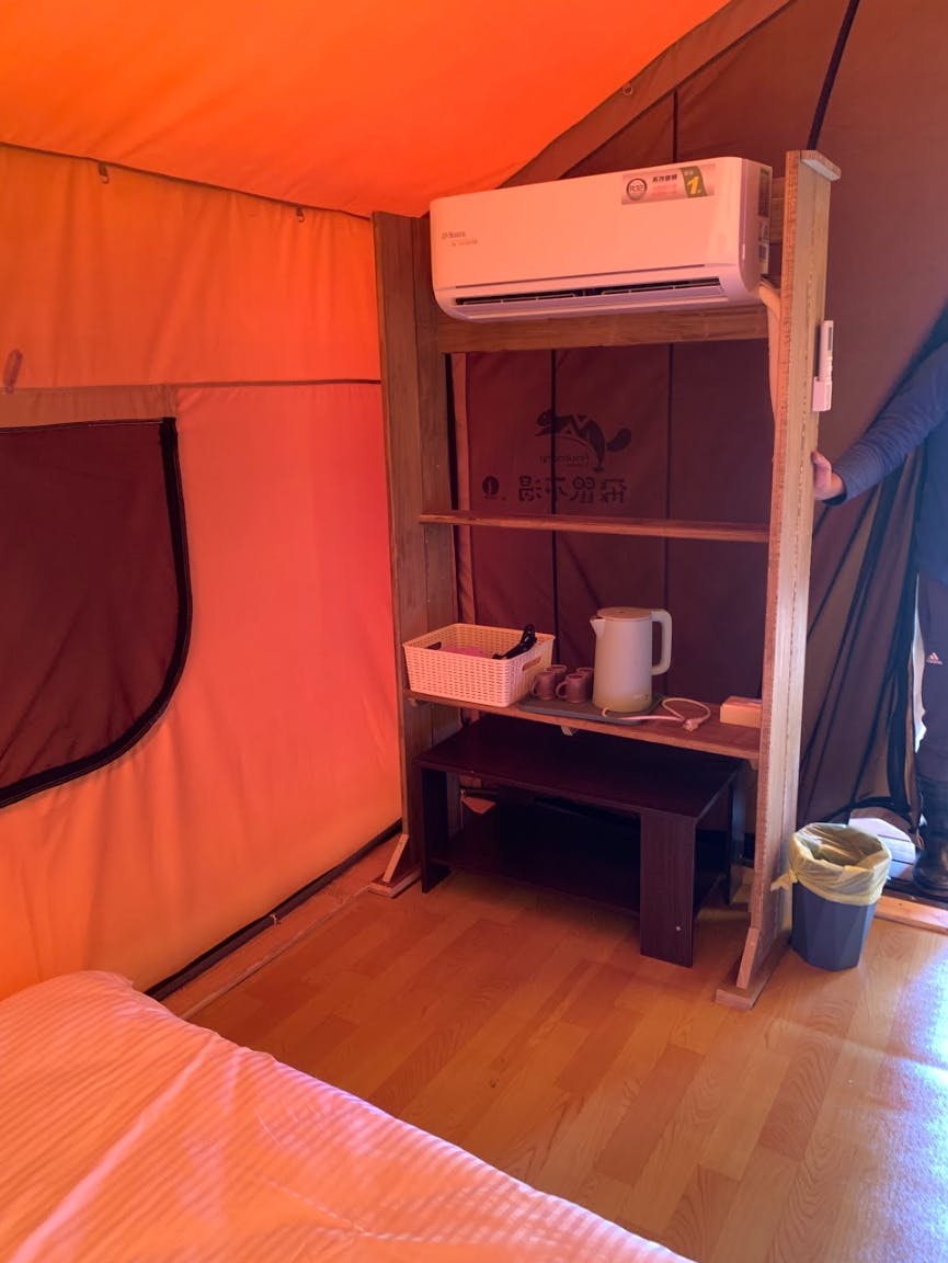 帳篷-附冷暖氣與獨立衛浴的豪華帳棚