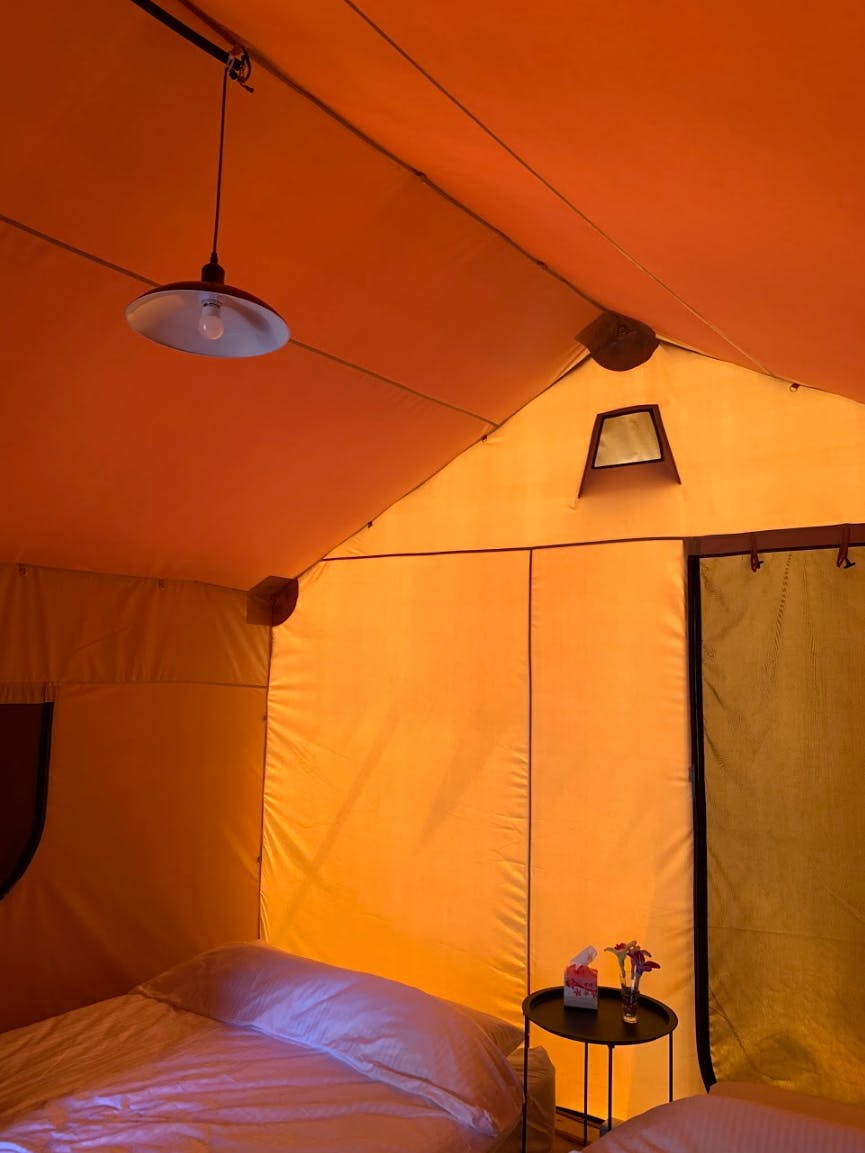 帳篷-附冷暖氣與獨立衛浴的豪華帳棚